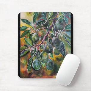 Tapis De Souris Avocats au soleil d'automne Peinture d'Alfred Fox