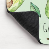 Tapis De Souris Avocats verts & feuilles (Coin)