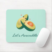 Tapis De Souris Avocuddle Funny mignon Avocados Humour de jeu de m (Avec souris)