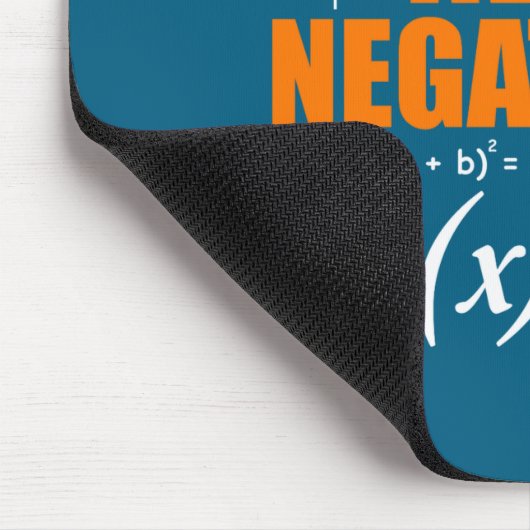 Tapis De Souris Avoid Negativity Funny Math Mathematician Teacher (Coin)