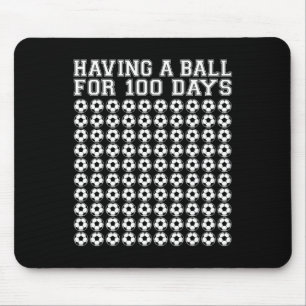 Tapis De Souris Avoir Un Bal Pour 100 Jours Sport De Football 100