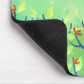 Tapis De Souris Avril Moderne Paysage Vert Peinture Nature (Coin)