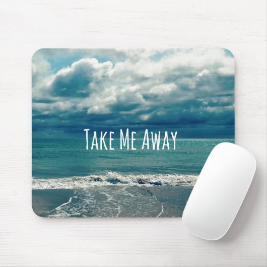 Tapis De Souris Away Me Away Beach Devis (Avec souris)