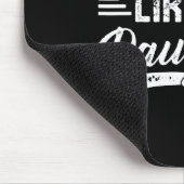 Tapis De Souris Awesome Like My Daughter For Dad Men Funny Fathers (Coin)