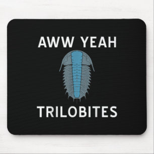 Tapis De Souris Aww Ouais Trilobites Science Fossiles Paléontologi