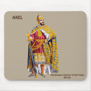 Tapis De Souris AXEL ~ Empereur Charlemagne ~ Personnalisé