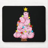 Tapis De Souris Axolotl Christmas Tree Ornament Fish Axolotl Anima (Devant)