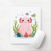 Tapis De Souris Axolotl Copain Bulle (Avec souris)