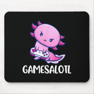 Tapis De Souris Axolotl Cute Jouer Jeu Vidéo