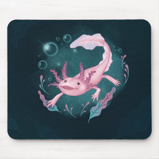 Tapis De Souris Axolotl ilustration (Devant)