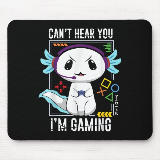 Tapis De Souris Axolotl Jeu Salamander Comme Jeu (Devant)