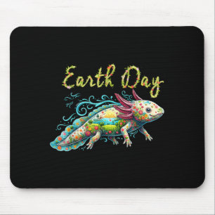 Tapis De Souris Axolotl jour de la terre 2026 animal amateurs d'ax