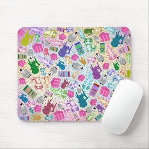 Tapis De Souris Axolotl Stairs roses Chanson Mousepad