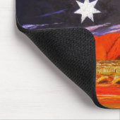 Tapis De Souris Ayers rock et drapeau australien (Coin)