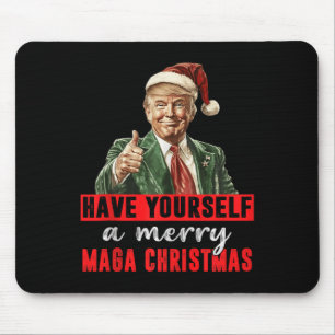 Tapis De Souris Ayez Un Joyeux Noël Drôle Trump Christ
