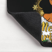 Tapis De Souris Ayez Un Melanin Christmas African American Queen B (Coin)