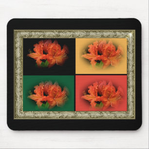 Tapis De Souris Azalées orange