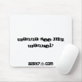 Tapis De Souris AZRX7sticker, veulent voir mon wankel ? (Avec souris)