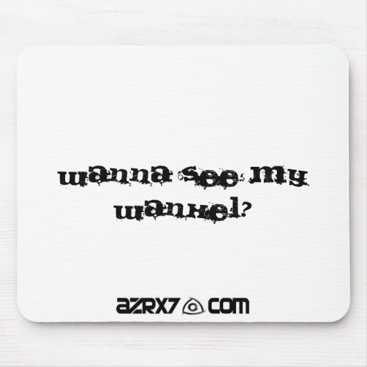 Tapis De Souris AZRX7sticker, veulent voir mon wankel ? (Devant)