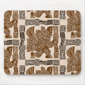 Tapis De Souris Aztec Eagle Guerrier Tribal Art antique (Devant)