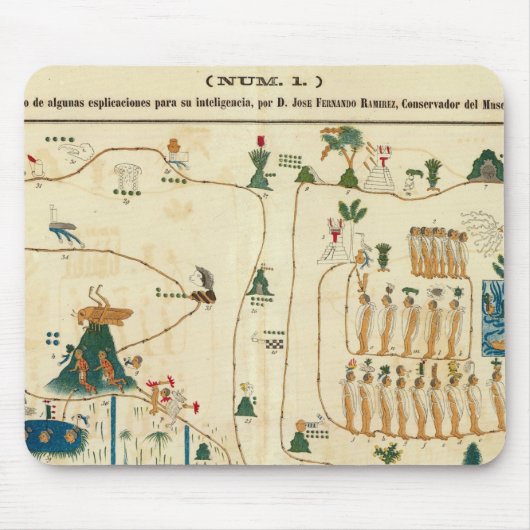 Tapis De Souris Aztec Mexico Valley 2 (Devant)
