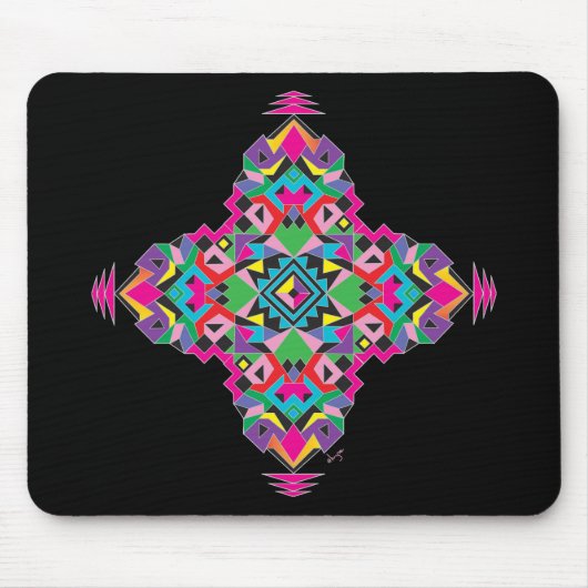 Tapis De Souris Aztez Motif Design (Devant)