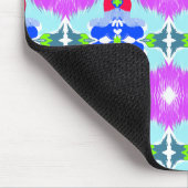 Tapis De Souris Azure Bloom Kaleidoscope (Coin)