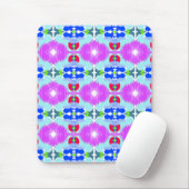 Tapis De Souris Azure Bloom Kaleidoscope (Avec souris)