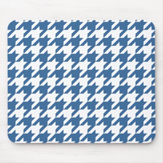 Tapis De Souris Azure Elegant Houndstooth (Devant)
