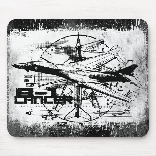 Tapis De Souris B-1 Lancer Mousepad (Devant)