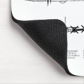 Tapis De Souris B-29 Superforteresse - Plan directeur de l'avion B (Coin)
