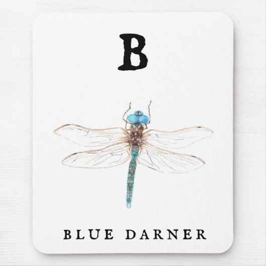 Tapis De Souris "B" Blue Darner (Devant)