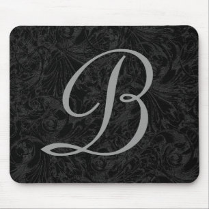 Tapis De Souris B : Monogramme B Élégant Pad Souris