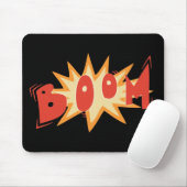 TAPIS DE SOURIS B O O M (Avec souris)