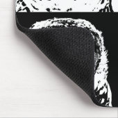 Tapis De Souris B/W Barred Owl Pop Art (Coin)