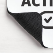 Tapis De Souris B/W Saint-Esprit Activer l'icône Gospel Graphique  (Coin)