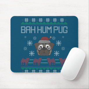 Tapis De Souris Ba Ham Carlin Pugly Noël Vilain Sweat de Noël