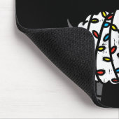 Tapis De Souris Baaah Humbug Sheep Xmas Lights Funny Anti Christma (Coin)