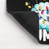 Tapis De Souris Baaah Humbug Sheep Xmas Lights Funny Anti Christma (Coin)