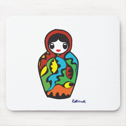 Tapis De Souris Babushka - Matryoshka (Devant)