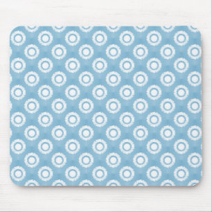 Tapis De Souris Baby Blue Funky Flower Mousepad