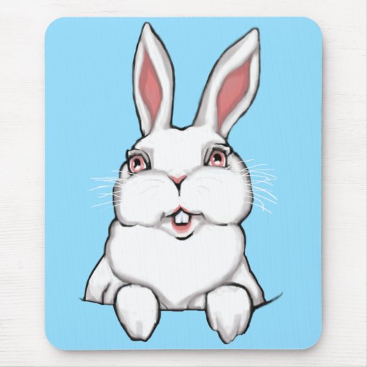 Tapis De Souris Baby Bunny Mousepad Festive Bunny Décorations (Devant)