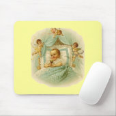 Tapis De Souris Baby & Cherubs vintages (Avec souris)