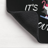 Tapis De Souris Baby Its Cold Outside Skiing Penguin T Shirt (Coin)