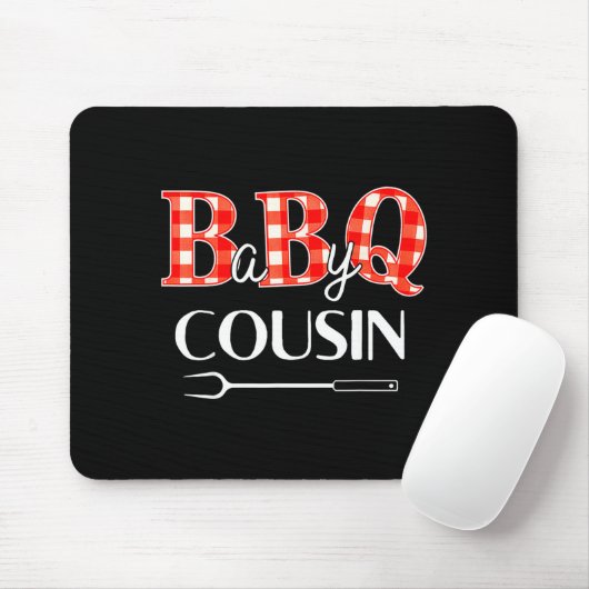 Tapis De Souris Baby Shower Cousin Bbq Party Cute Matching Family (Avec souris)