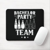 Tapis De Souris Bachelor Party Team Groom Bride 4 (Avec souris)