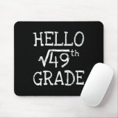 Tapis De Souris Back To School 7th Grade Square Root Of 49 Math Ki (Avec souris)