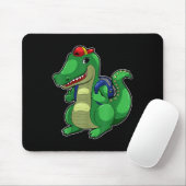 Tapis De Souris Back To School Cute Crocodile Funny Croc Backpack  (Avec souris)