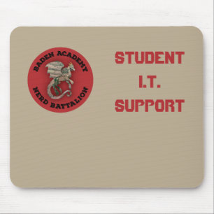 Tapis De Souris BACS "Student I.T. Support" Mousepad (Nerds Only)