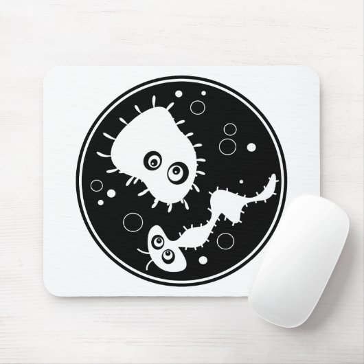 Tapis De Souris Bactéries (Avec souris)